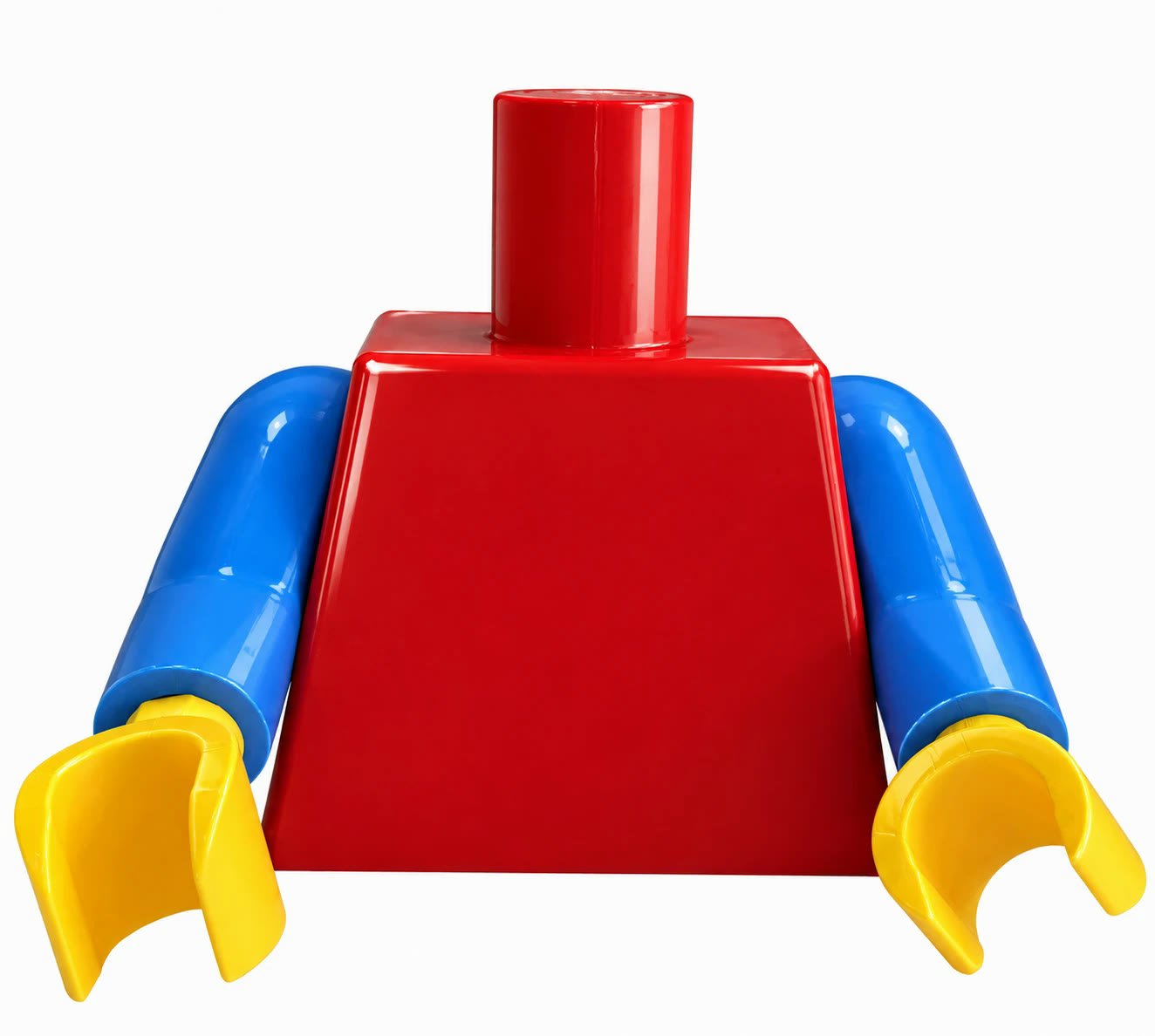 Mega Figure torso with arms and hands attached